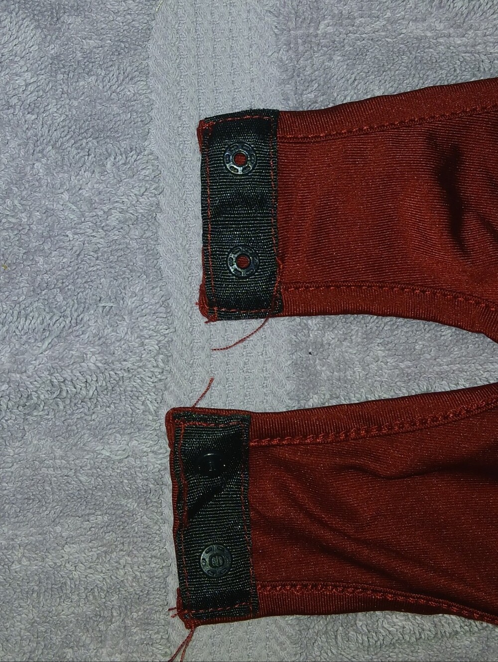 NWOT Berry Red Shein Long Sleeve Mock Neck Bodysuit - Picture 3 of 6